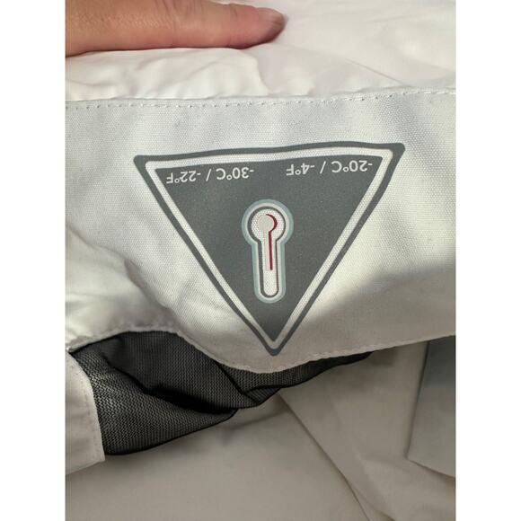 PAJAR CANADA SKYLARK LONG DOWN PARKA INSULATED COAT JACKET SIZE XXL Hood White - Picture 9 of 14